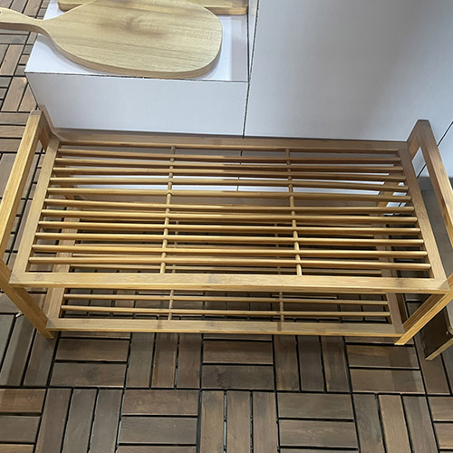 Wooden shelf